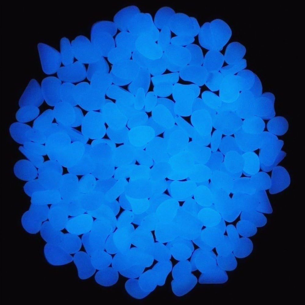 Fish Tank Rocks Glow Blue Pebb - Planted Aquarium Supplies 评论和价格