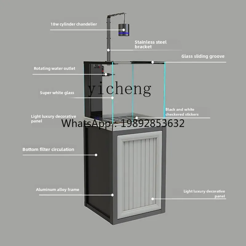 LYY  square tank bottom filter - Aquarium Planted Tank Filter 评论和价格